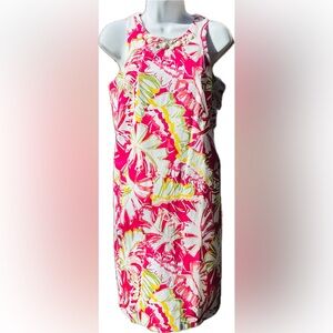 Pappagallo Fuchsia Tropical Floral Dress